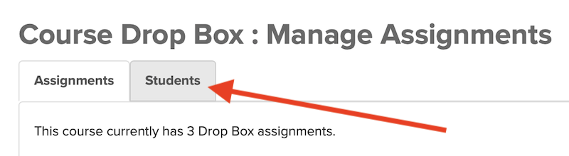 The view by student tab is located immediately next to the view by assignment tab.