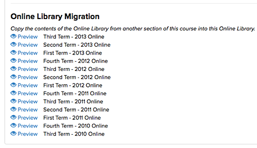 Online Library Migration Tool